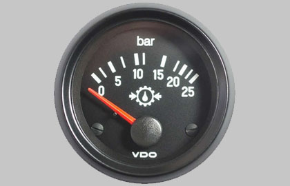 Gear oil pressure Gauge 25Bar